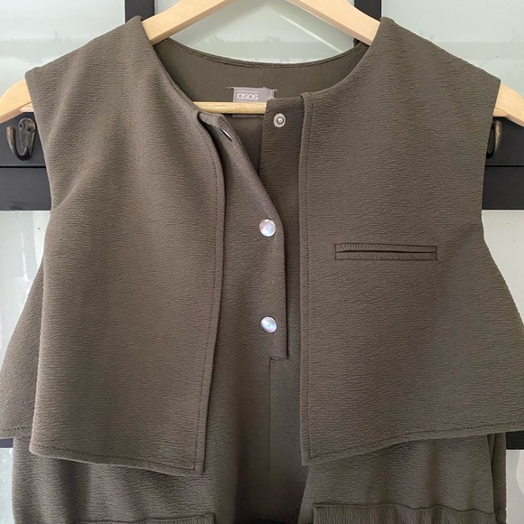 ASOS | Army Green Dress - Picture 3 of 6